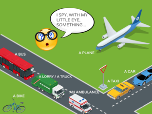 I SPY... (MEANS OF TRANSPORTATION) by Débora Moraes