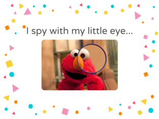 I spy with my little eye...(colours and shapes) by Nurul Adlina