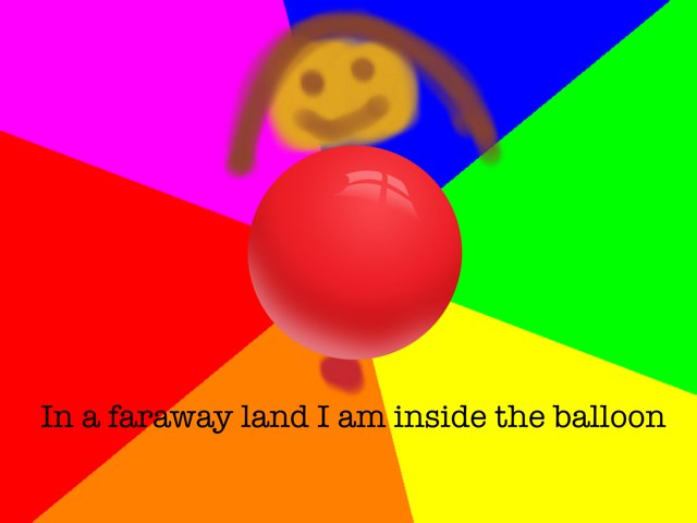 In A Faraway Land I Am Inside The Balloon by Gugus Ibuas