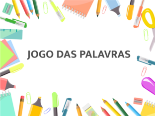 JOGO DAS PALAVRAS by 