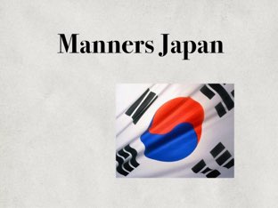 Japan Etiquette  by Khulood Nehad