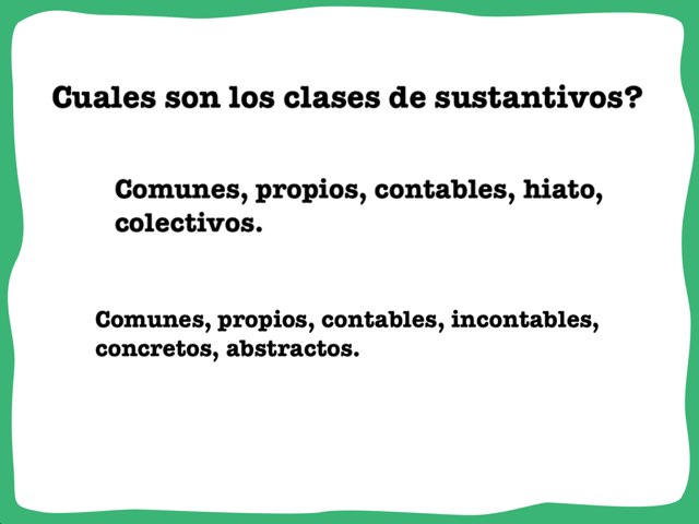 Sustantivos by Jacob Perry