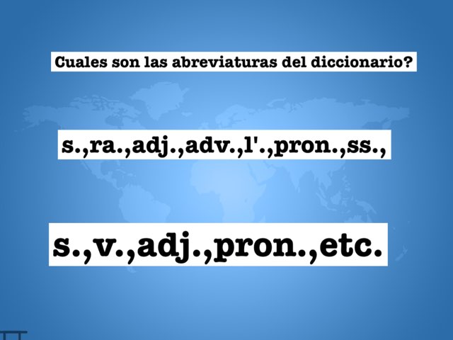 Abreviatura del diccionario. by Jacob Perry