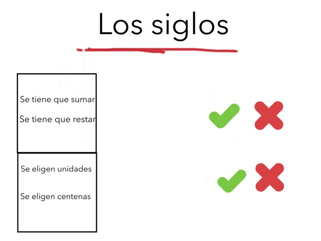 Debes elegir cuál de las respuestas es correcta,si una está bien debes poner el tic,pero si está mal debes poner la cruz. by Paula Ma