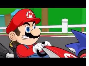 Mario  y Sonic by Daniel Malpartida Regidor