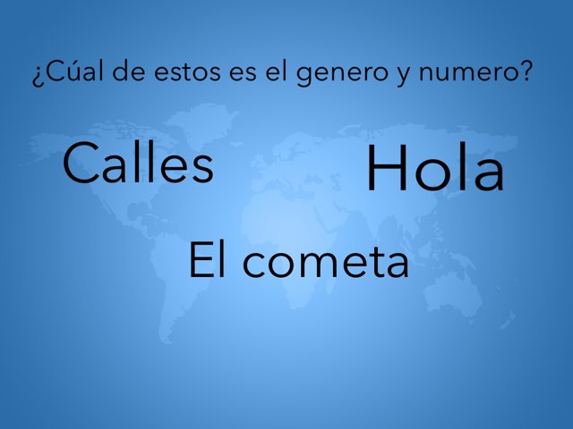 Género y número  by Karen Ramos Noreña