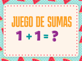 Juego de suma by CEIP JOSÉ BÁRCENA COLEGIO