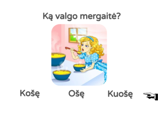Ką veikia mergaitė? by 