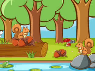 Kabouters in het herfstbos? by Lieselotte Heps