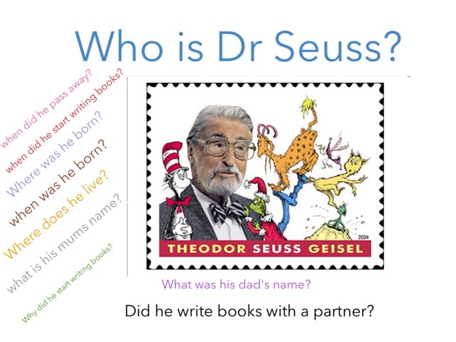 Katie& Elise Dr Seuss by Mr swallow