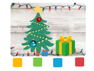 Kerstkleurenzoekspel by Maaike Peene