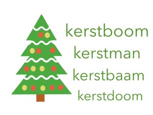 Kerstwoorden by School Kluinveenschool