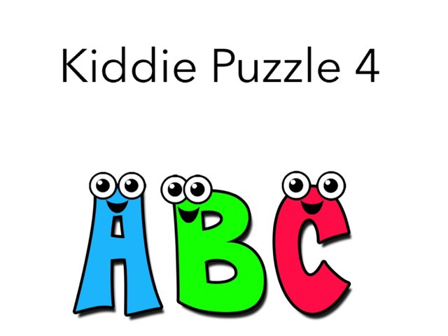 Kiddie Puzzle 4 (ABC) by Timothy Rutledge
