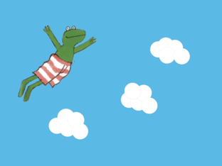 Kikker vliegt  by Laura Demarteau