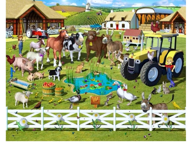 Kinderboerderij puzzel by Mandy Hoefs