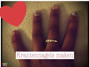 Kranten Nagels by Flosia Flosia