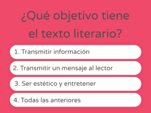 LA LITERATURA by Elena Martín Sánchez
