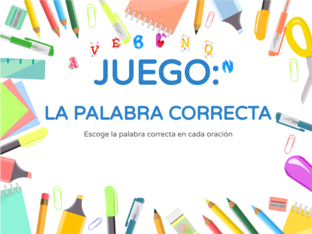 LA PALABRA CORRECTA by Sofia Rivera Olivé