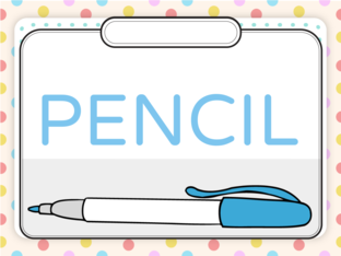 LEARN WITH ANNY THE THINGS THAT I USE IN SCHOOL by 