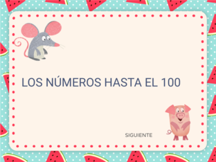 LOS NÚMEROS HASTA EL 100. by Silvia Yazlli