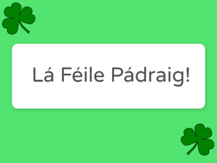 Lá Féile Pádraig - Find and Click by Máirín Byrne