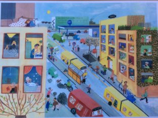 La Ciudad by Antonia Valderrama Sanchez