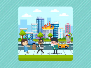 La ciudad by Enrique Jimenez