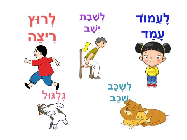 Learn Verbs In Hebrew by Morah Wilma