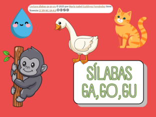 Lectura sílabas ga go gu by Mª Isabel Gutiérrez Fernández