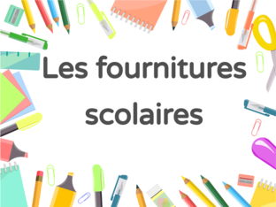 Les fournitures scolaires by Ok Rom