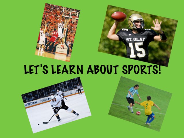 Let's Learn About Sports Free Activities online for kids in