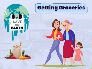 Let's Save The Earth: Getting Groceries by Khamlijay C.M