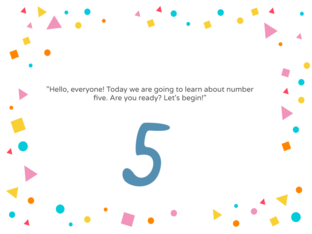Let's learn number 5 ! by Doris