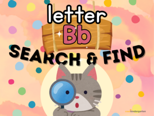 Letter B: Search n' Find by Cool Kindergarten