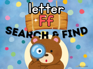 Letter F: Search n' Find by Cool Kindergarten