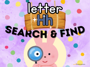 Letter H: Search n' Find by Cool Kindergarten