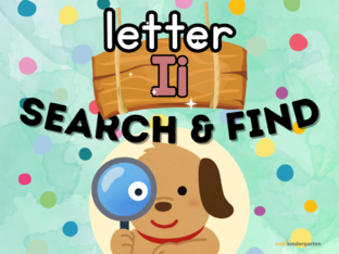 Letter I: Search n' Find by Cool Kindergarten