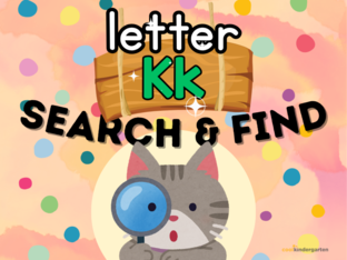 Letter K: Search n' Find by Cool Kindergarten