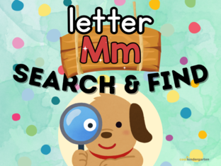 Letter M: Search n' Find by Cool Kindergarten