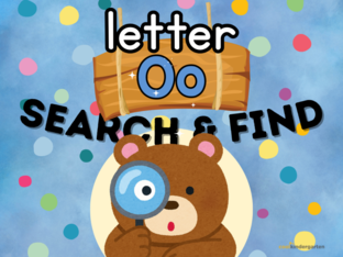 Letter O: Search n' Find  by Cool Kindergarten