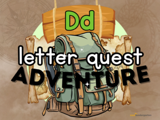 Letter Quest: Dd Adventure by Cool Kindergarten