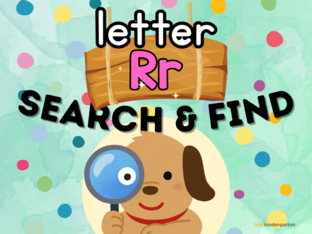 Letter R: Search n' Find by Cool Kindergarten