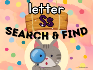 Letter S: Search n' Find by Cool Kindergarten
