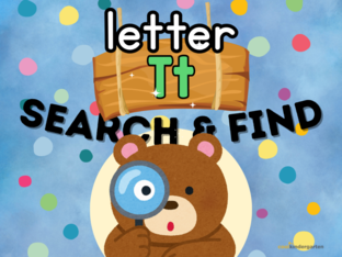 Letter T: Search n' Find by Cool Kindergarten