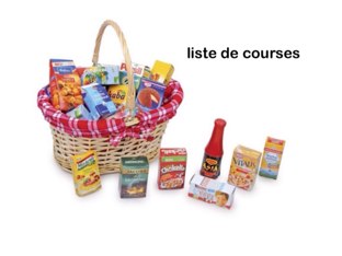 Liste De Courses by Saja Enfant
