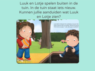 Luuk en Lotje in de tuin by Elien Somers