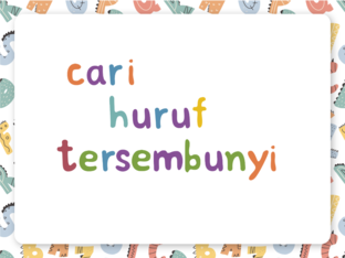 MARI CARI HURUF TERSEMBUNYI by Ummi Nabihah