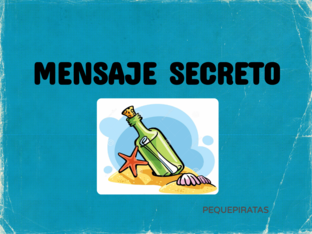 MENSAJE SECRETO 1 by GEMA MOZAS