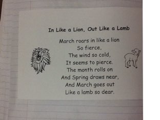 March Poem by MaryAnne Raymond