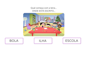 Matching letras e palavras ou figuras by Michelle Hofstetter